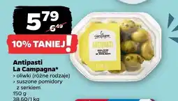 Netto Antipasti oliwki, suszone pomidory z serkiem La Campagna oferta