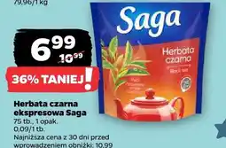 Netto Herbata czarna ekspresowa Saga oferta