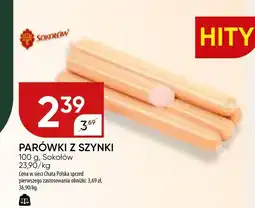 Chata Polska Parówki z szynki Sokołów oferta