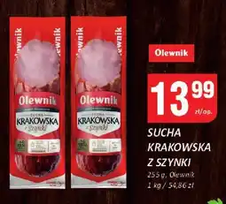 Chorten Kiełbasa sucha krakowska z szynki Olewnik oferta
