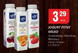 Chorten Jogurt pitny Milko truskawkowy, morelowy, wiśniowy oferta