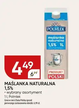 Chata Polska Maślanka naturalna 1,5% Polmlek oferta