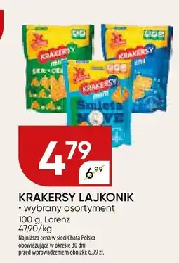 Chata Polska Krakersy Lajkonik Lorenz oferta