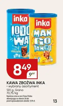 Chata Polska Kawa zbożowa Inka Grana oferta