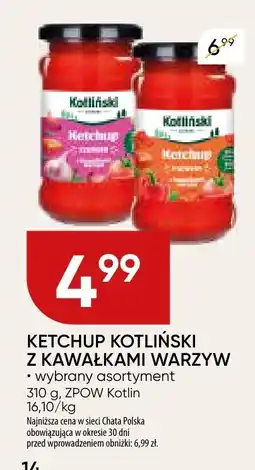 Chata Polska Ketchup Kotliński z kawałkami warzyw ZPOW Kotlin oferta