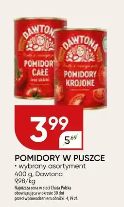 Chata Polska Pomidory w puszce Dawtona oferta