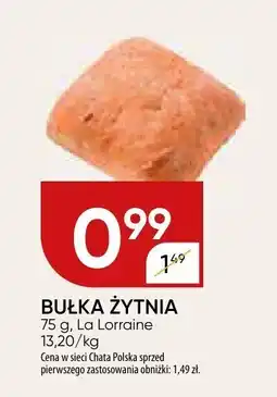 Chata Polska Bułka żytnia La Lorraine oferta