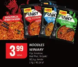 Chorten Noodles Winiary pięć smaków/pad thai/teriyaki oferta