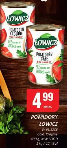 Chorten Pomidory Łowicz w puszce całe/krojone oferta
