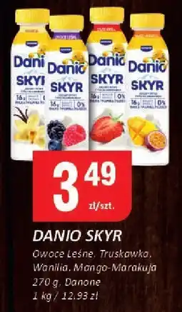 Chorten Jogurt pitny Danio Skyr różne smaki Danone oferta