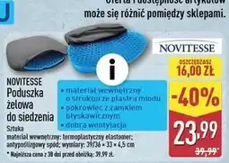 ALDI Poduszka żelowa Novitesse oferta