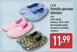 ALDI Pantofle sportowe dziecięce 25/26-35/36 L&D oferta