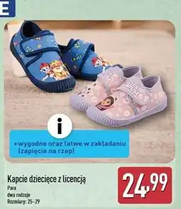 ALDI Kapcie dziecięce oferta