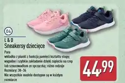 ALDI Sneakersy dziecięce 30-35 L&D oferta