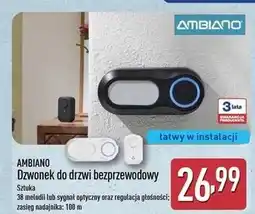 ALDI Dzwonek do drzwi bezprzewodowy Ambiano oferta