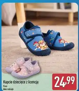 ALDI Kapcie dziecięce oferta