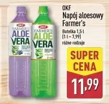 ALDI Napój aloesowy borówka Okf Farmer's Aloe Vera oferta