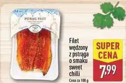 ALDI Filet wędzony z pstrąga o smaku sweet chilli oferta