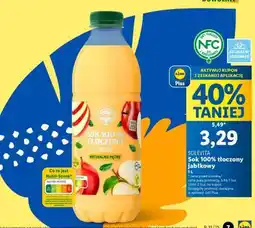 Lidl SOLEVITA Sok 100% tłoczony jabłkowy oferta