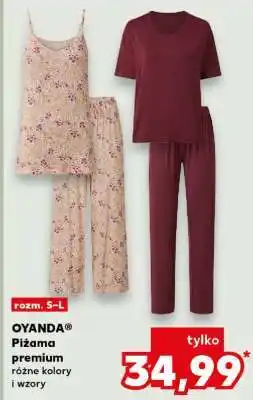 Kaufland OYANDA Piżama premium oferta