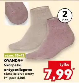 Kaufland OYANDA Skarpetki antypoślizgowe oferta