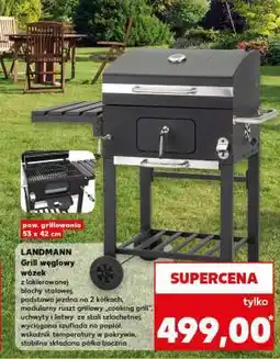 Kaufland LANDMANN Grill węglowy wózek oferta