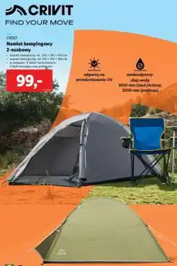 Lidl Crivit Namiot kempingowy 2-osobowy oferta
