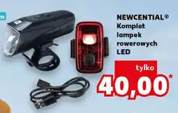 Kaufland NEWCENTIAL Komplet lampek rowerowych LED oferta