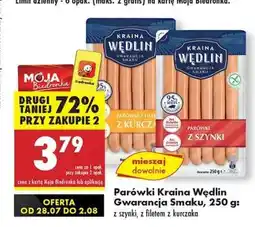Biedronka Parówki Kraina Wędlin Gwarancja Smaku, 250 g oferta