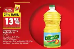Biedronka Olej rzepakowy Kujawski, 2 l oferta