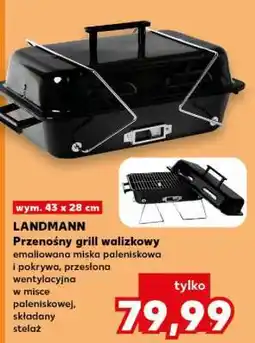 Kaufland LANDMANN Przenośny grill walizkowy oferta