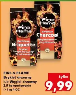 Kaufland FIRE & FLAME Brykiet drzewny lub Węgiel drzewny oferta