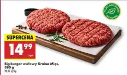 Biedronka Big burger wołowy Kraina Mięs, 380 g oferta