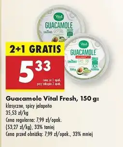 Biedronka Guacamole Vital Fresh, 150 g oferta
