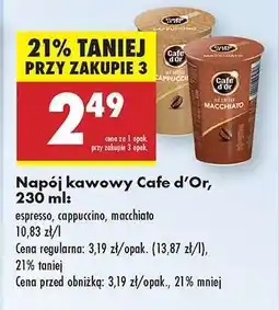 Biedronka Napój kawowy Cafe d'Or, 230 ml oferta