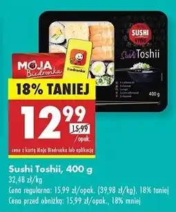 Biedronka Sushi Toshii 400 g oferta