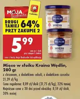 Biedronka Mięso w słoiku Kraina Wędlin, 280 g oferta