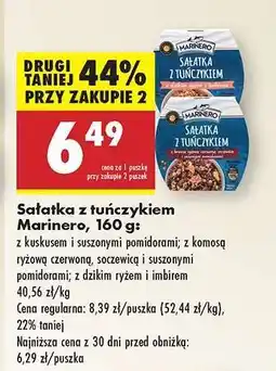Biedronka Sałatka z tuńczykiem Marinero, 160 g oferta