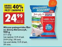 Biedronka Miruna patagońska filet ze skórą Abramczyk, 900 g oferta
