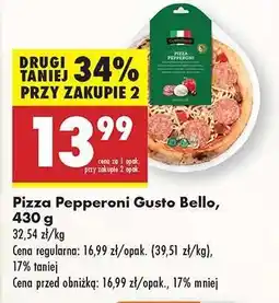 Biedronka Pizza Pepperoni Gusto Bello, 430 g oferta