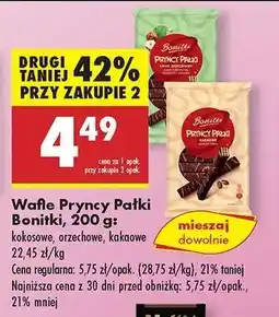 Biedronka Wafle Pryncy Pałki Bonitki, 200 g oferta