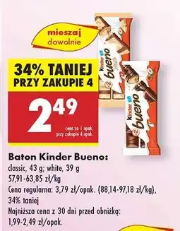 Biedronka Baton KINDER BUENO oferta