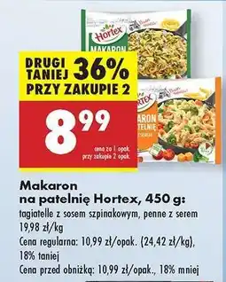 Biedronka Makaron na patelnię Hortex 450 g oferta