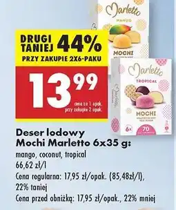 Biedronka Deser lodowy Mochi Marletto 6x35 g oferta