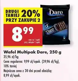 Biedronka Wafel Multipak Dare, 250 g oferta
