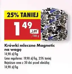 Biedronka Krówki mleczne Magnetic na wagę oferta