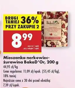 Biedronka Mieszanka nerkowiec-żurawina BakaD’Or, 200 g oferta