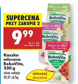 Biedronka Kaszka mleczna BoboVita, 330 g oferta