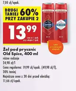 Biedronka Żel pod prysznic Old Spice 400 ml oferta