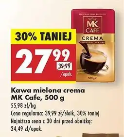 Biedronka Kawa mielona crema MK Cafe, 500 g oferta